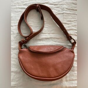 NWOT Free People Palmer Leather Crossbody Purse